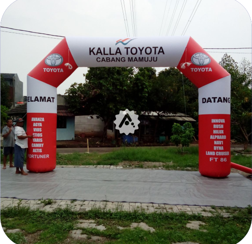 Balon Gate Kala Toyota