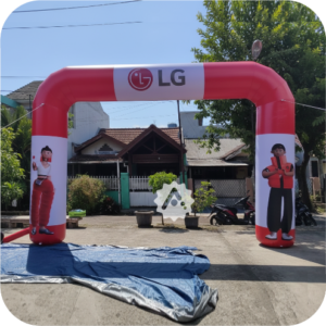 balon gate lomba lari cikarang