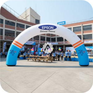 balon gate jakarta untuk event olahraga balon gate start finish jakarta