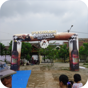 balon gate start finish desain custom