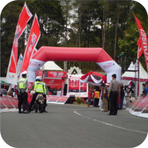 balon gate lomba lari cikarang