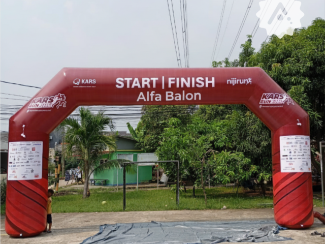 Balon gate start finish run