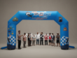 balon gate start finish ukuran 4 x 6 meter untuk lomba lari, sepeda, dan event komunitas