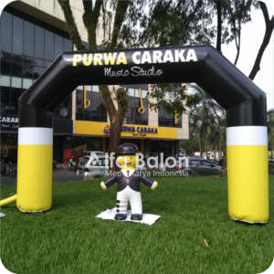 balon gate start finish ukuran 4 x 6 meter untuk lomba lari, sepeda, dan event komunitas