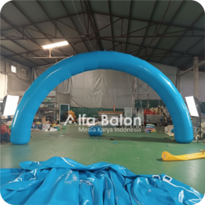 Balon gate besar di Bekasi untuk acara fun run dan lomba