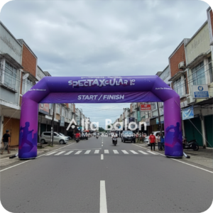 Balon gate promosi Bekasi dengan desain custom perusahaan